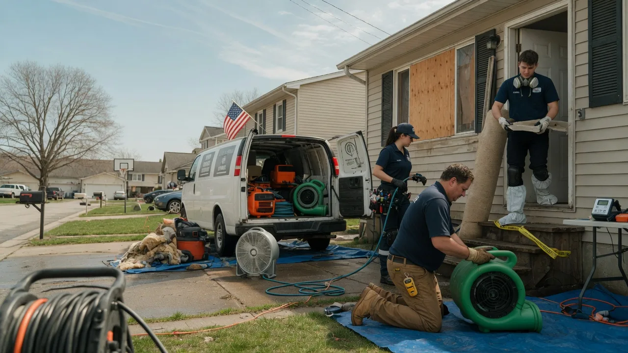 Water Damage Restoration in Bloomington, TX near me